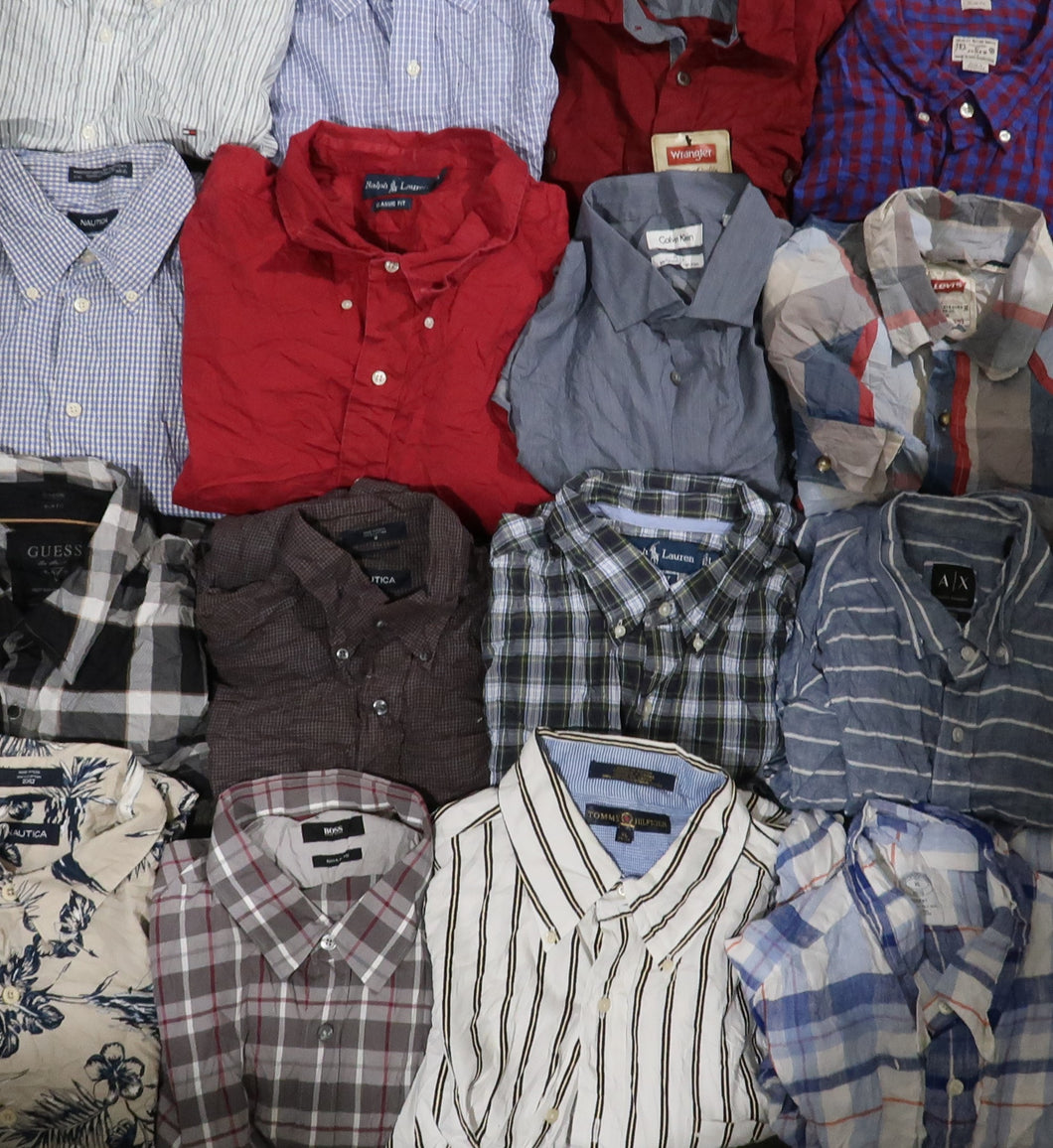 Branded Men's Button-Up Shirts